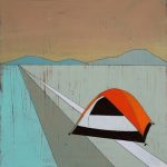 Orange Tent | 6x6 | SOLD